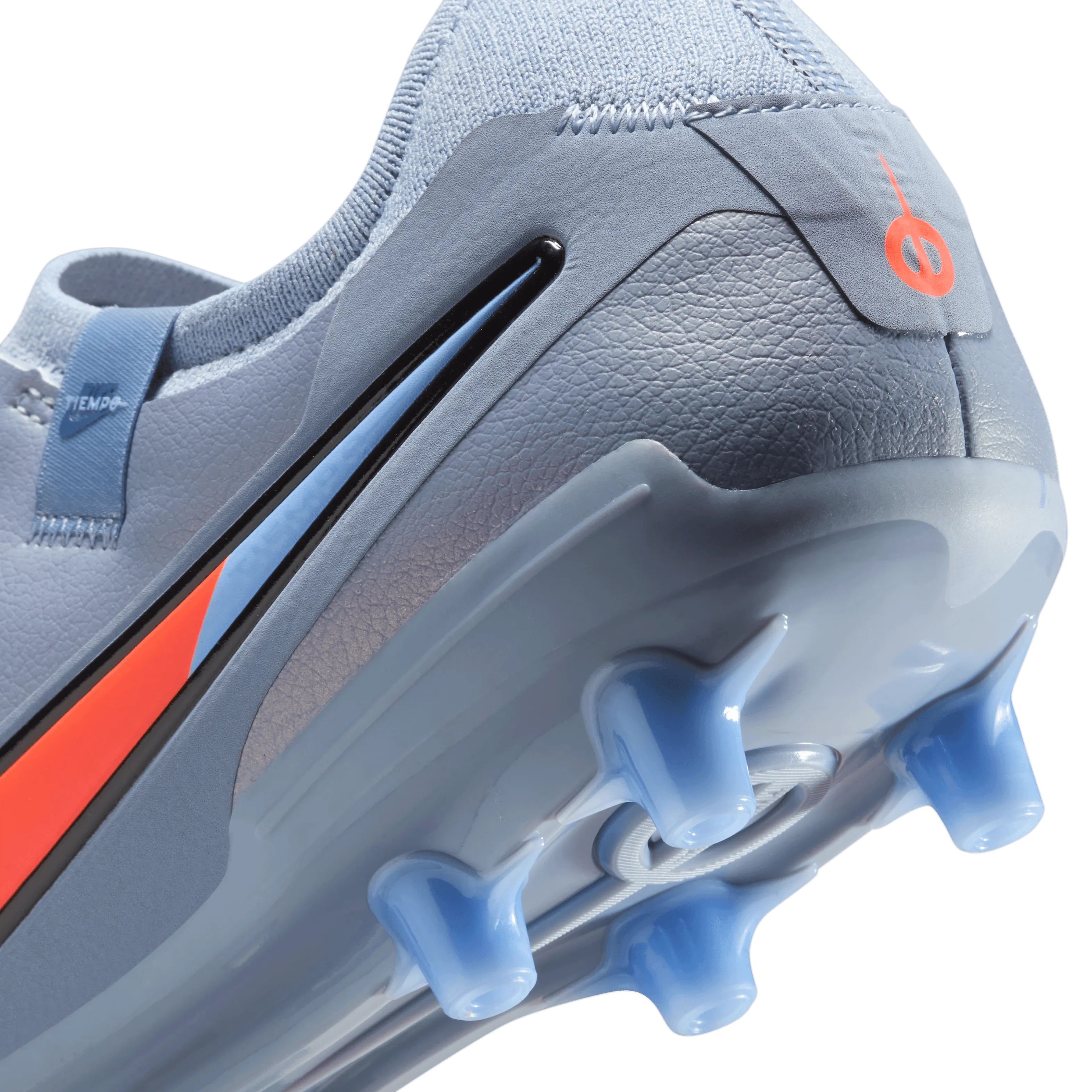 Breathable mesh Nike Tiempo Legend 10 Pro AG Football Boots (Black Eclipse/Black)