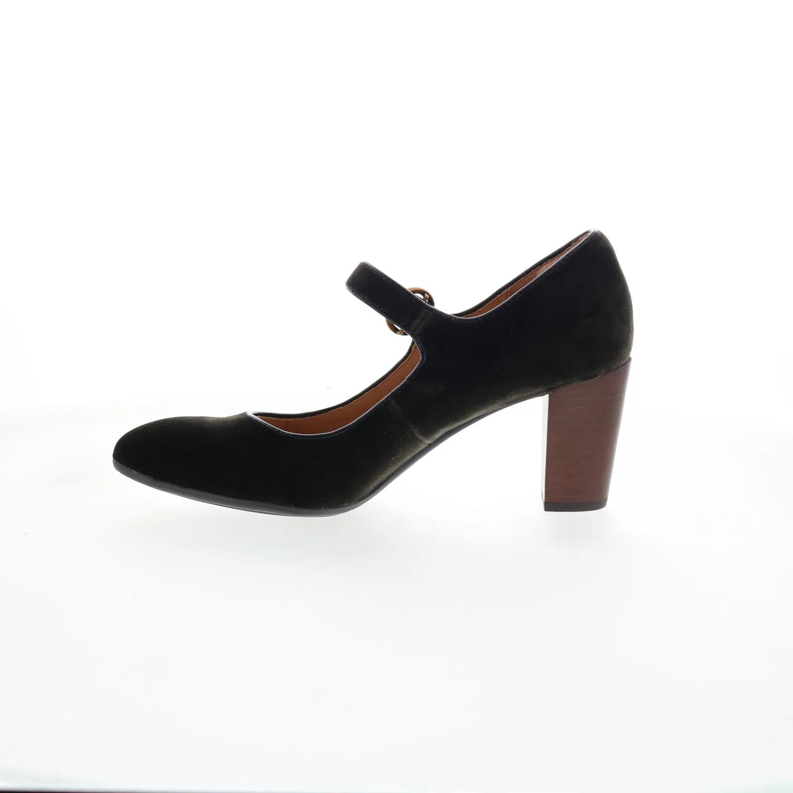 Causal Booties Supportive Footbed Sofft Petra SF0073406 Womens Green Leather Pumps Heels Shoes
