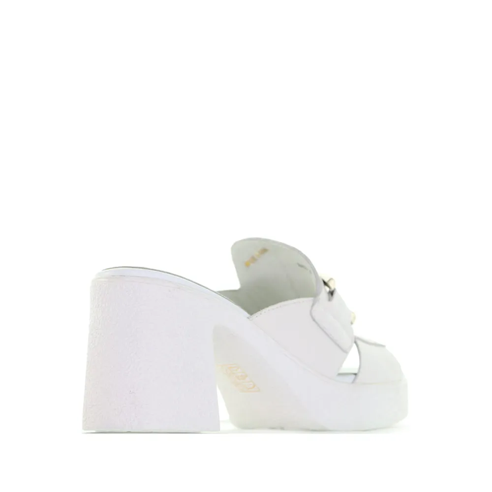 Wedding Day Heels Cozy High Heel Boots TAMARA LONDON BASS WHITE