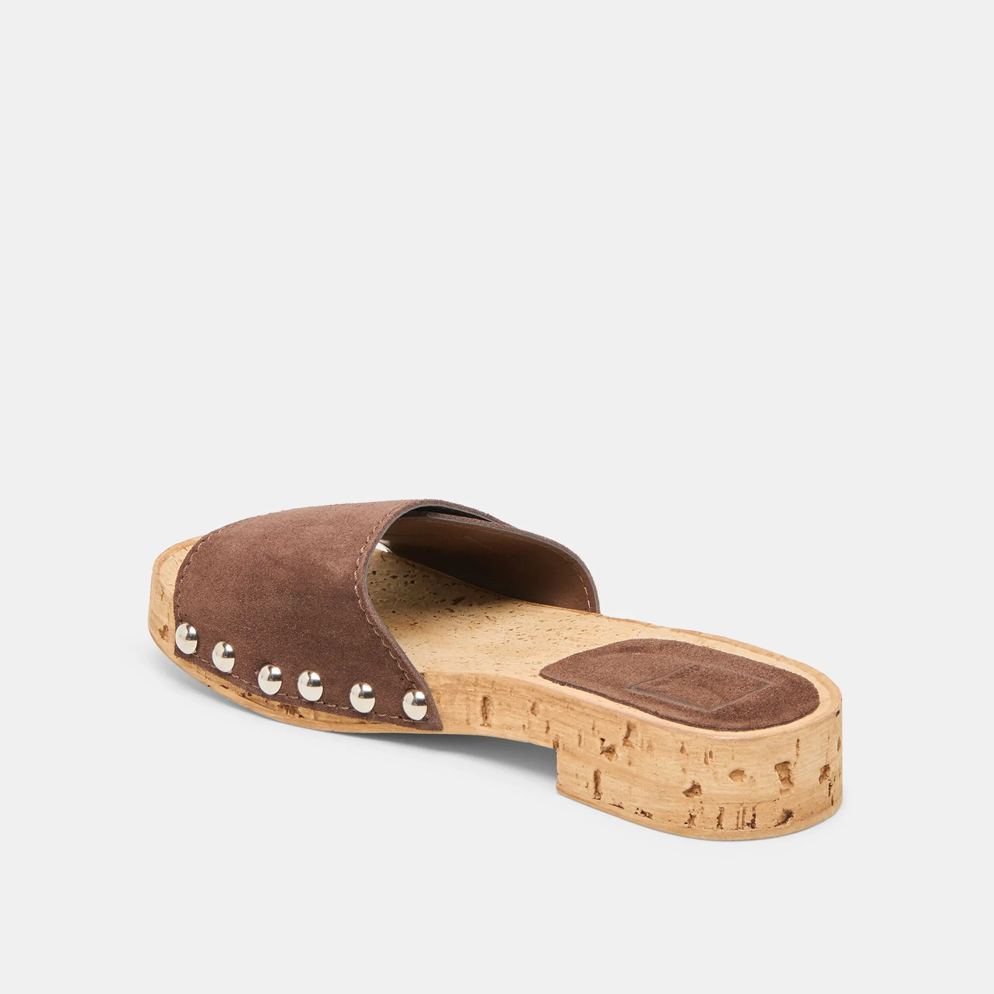 SANDY SANDALS DK BROWN SUEDE Outdoor Wedding Heels