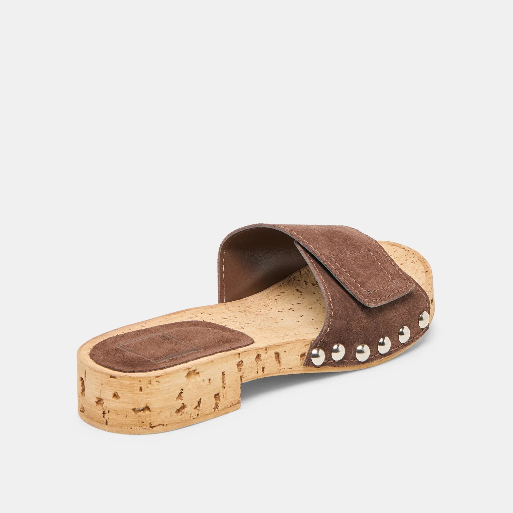 SANDY SANDALS DK BROWN SUEDE Trendy Footwear Anti blister