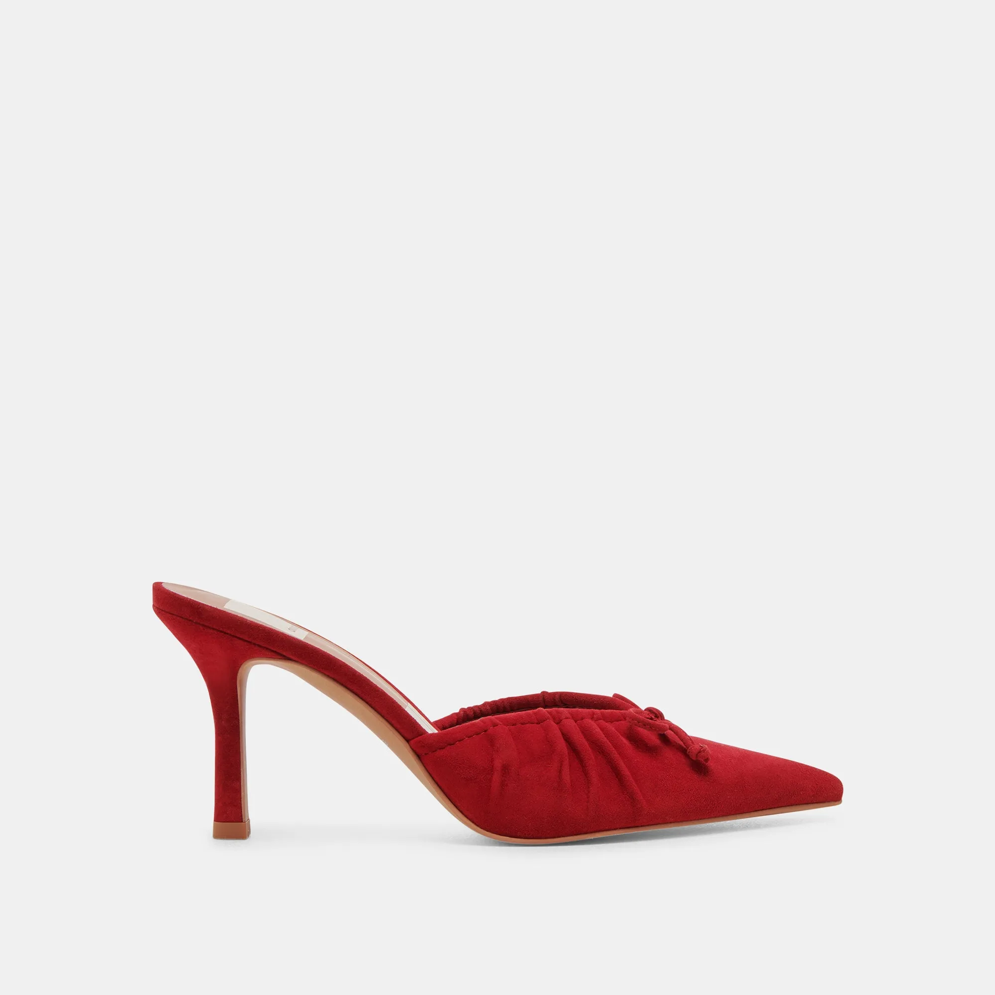 Slip Resistant KAIRI HEELS CRIMSON SUEDE