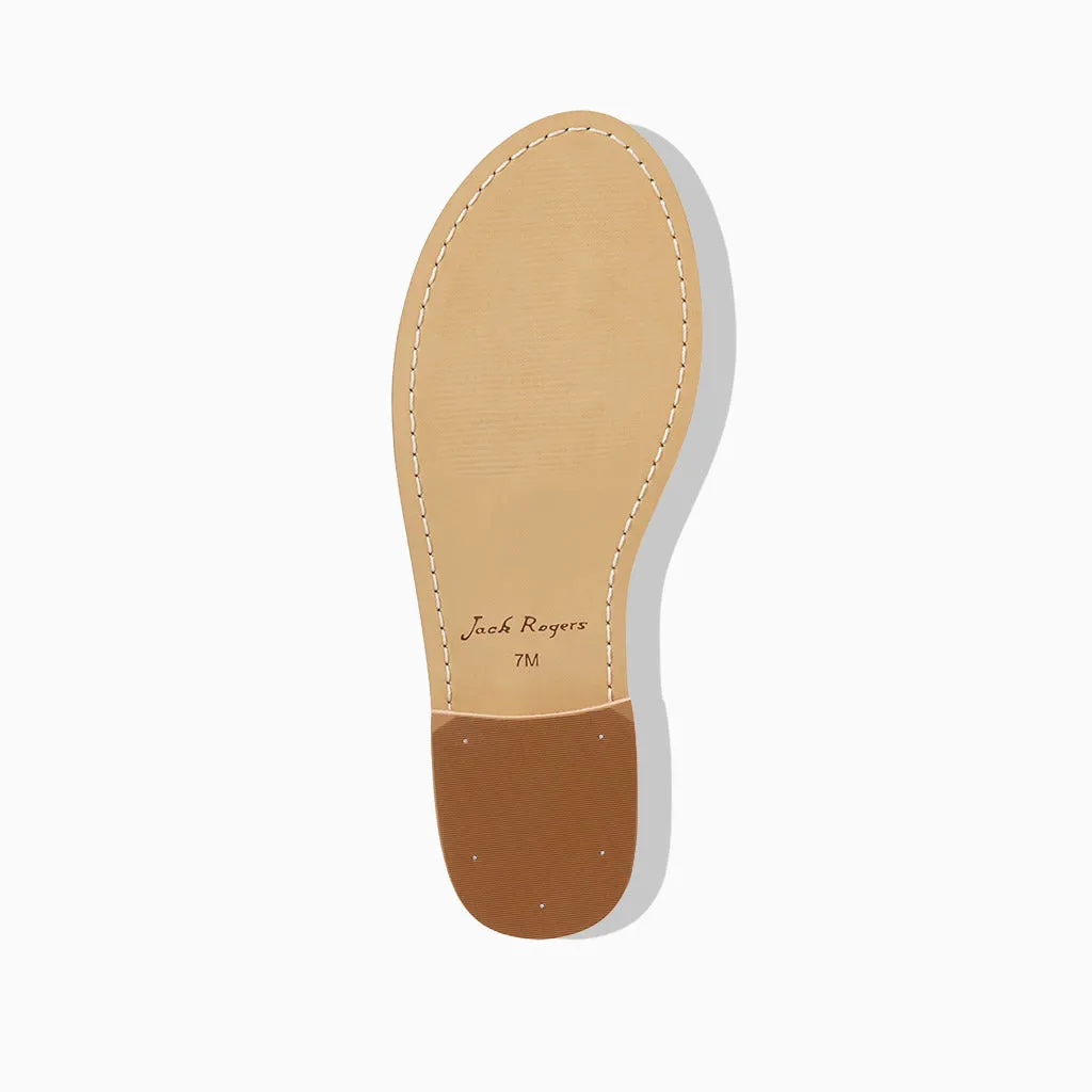 Daffodil Leather Flat Sandal Boat Walk Month Strong