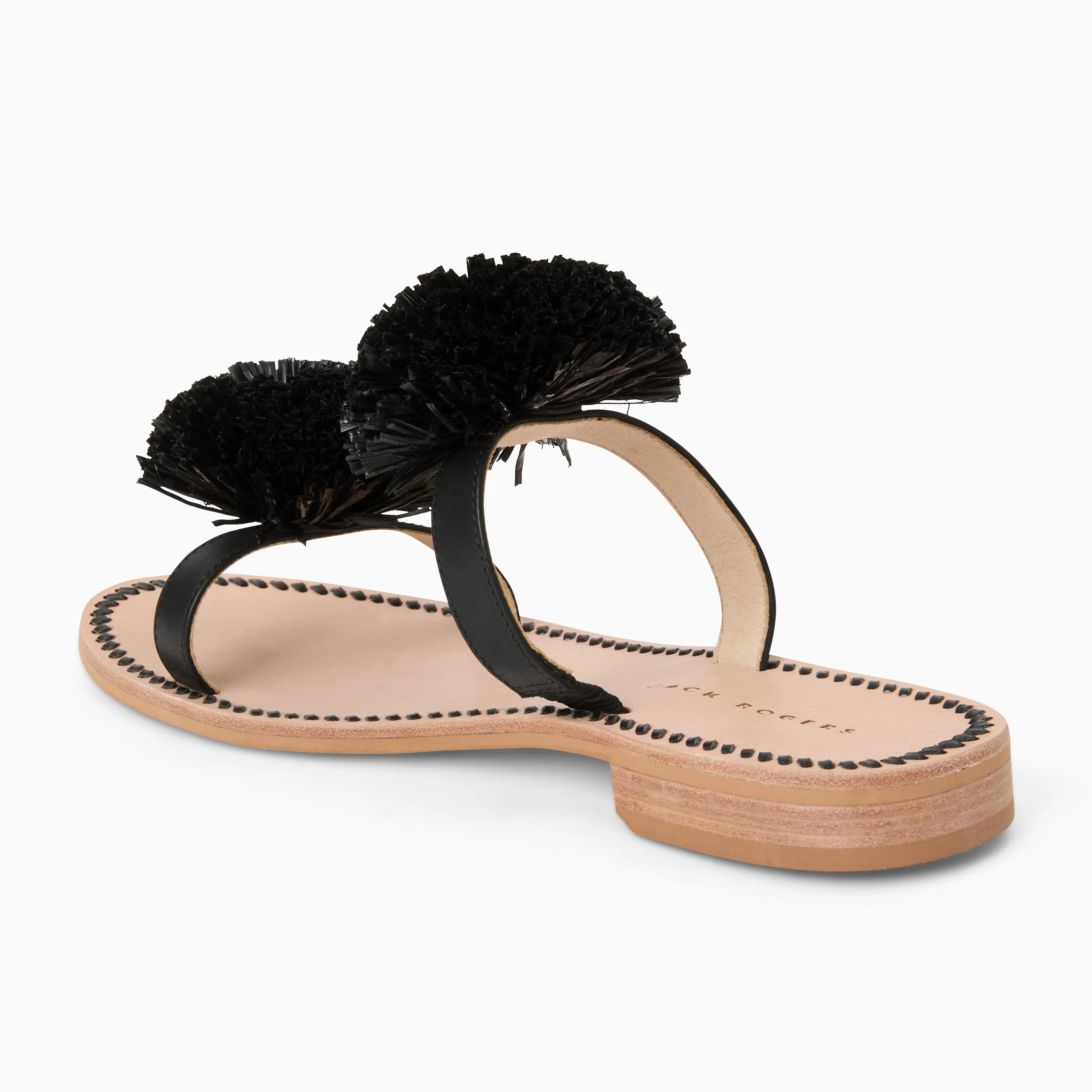 Neo Pop Year long Daffodil Leather Flat Sandal
