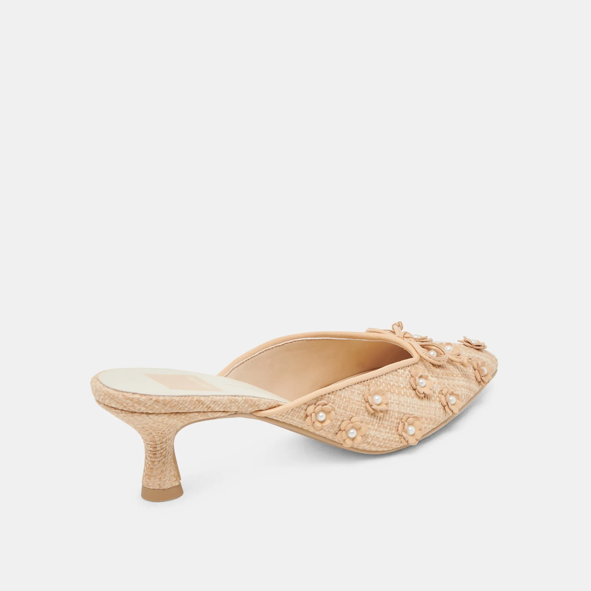 CAMILO HEELS LT NATURAL RAFFIA Classic Design casual daily wear