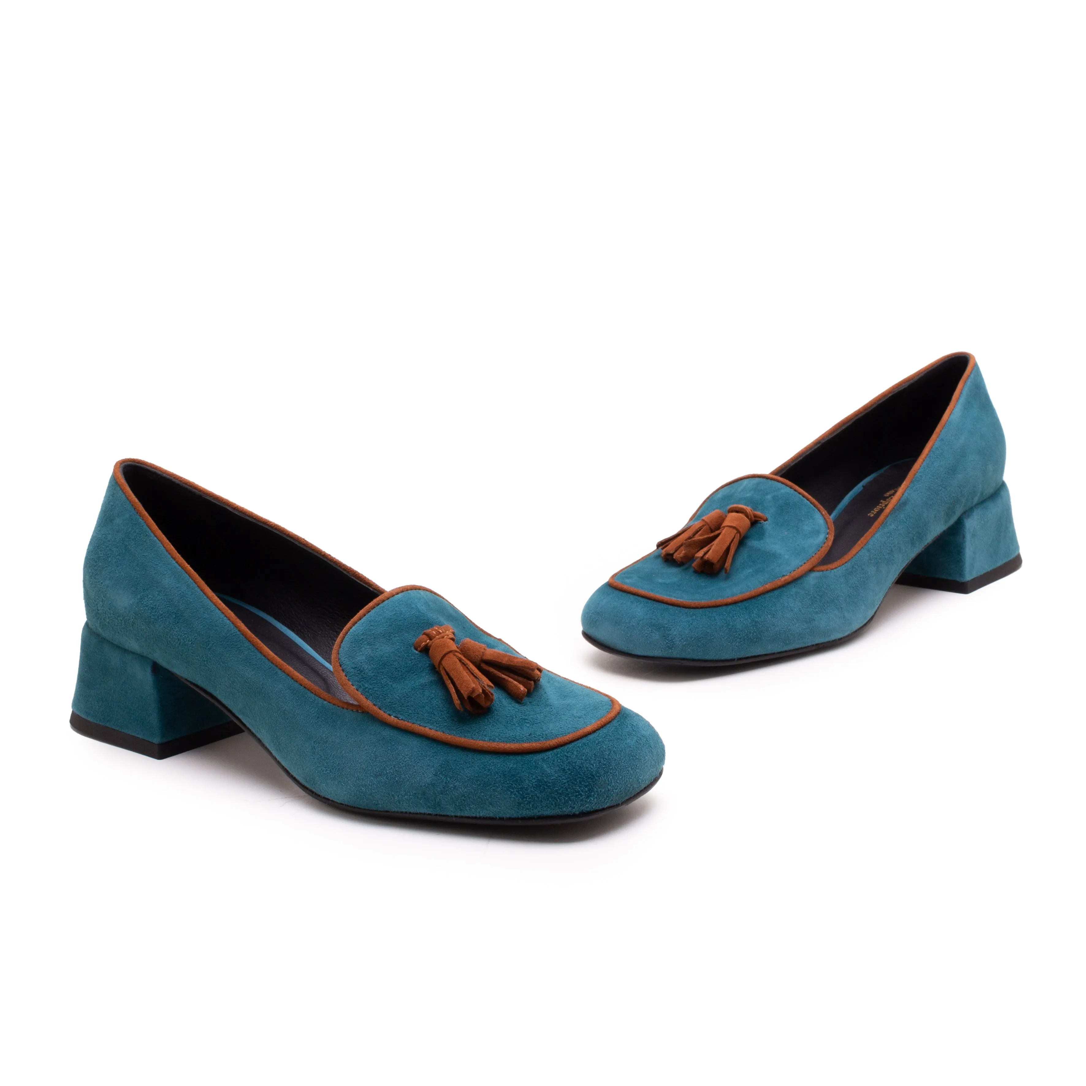 Soft Material Breathable Lining LUIGI XV BLOCK HEEL