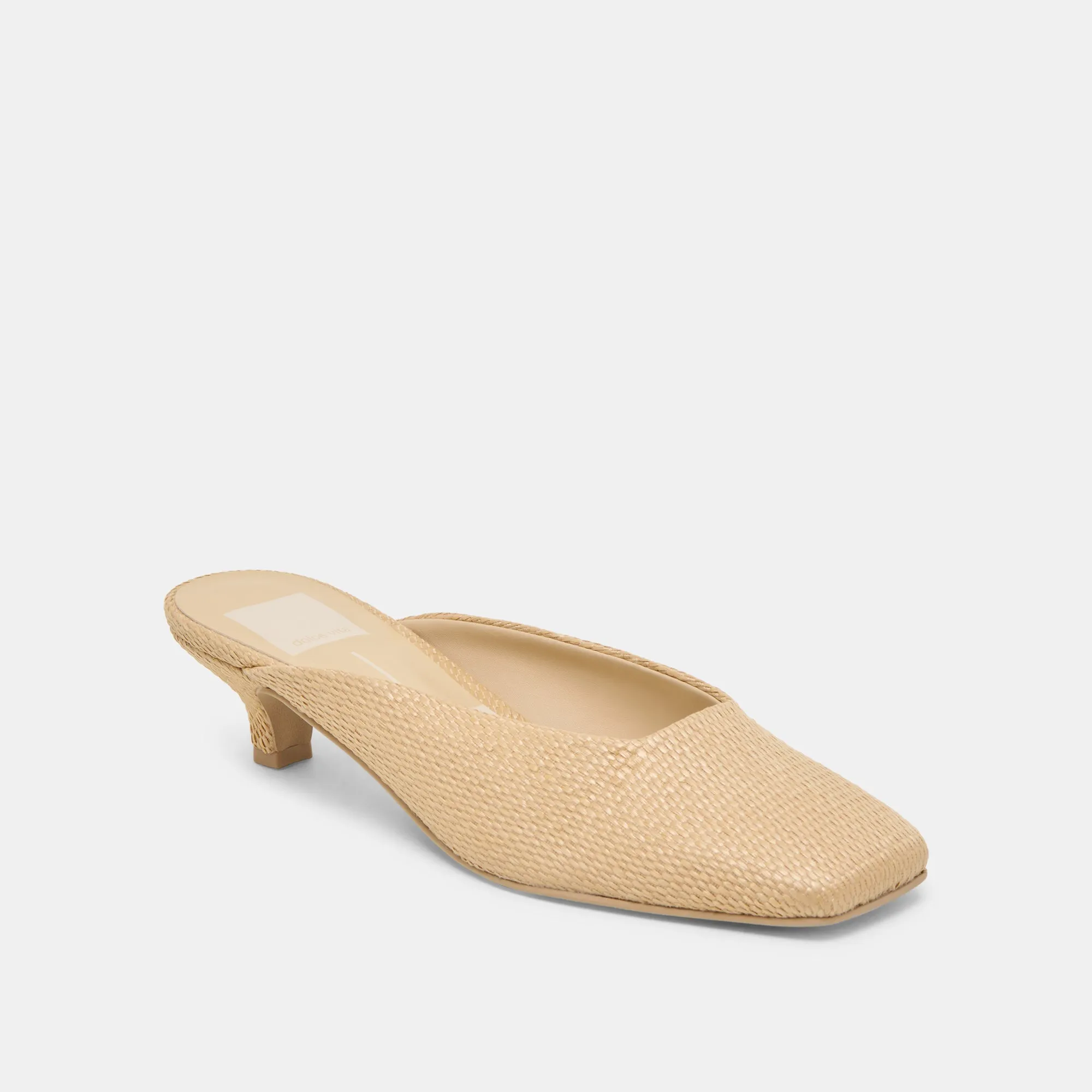 Fashion Heels for Fall UMARA HEELS LT NATURAL RAFFIA