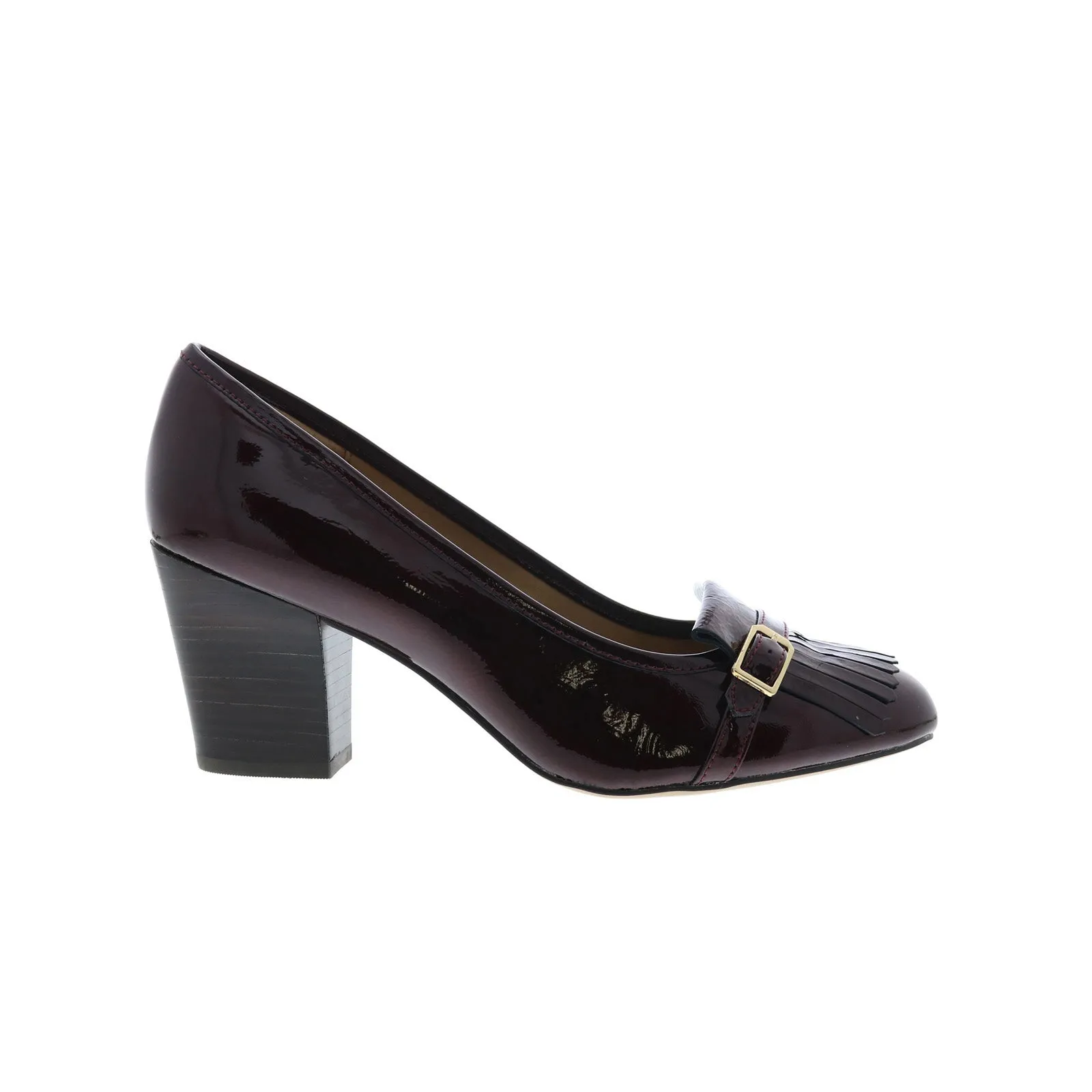 Isola Tara 6229312 Womens Burgundy Leather Slip On Heels Pumps Shoes Satin Wedding Shoes Comfortable Footwear
