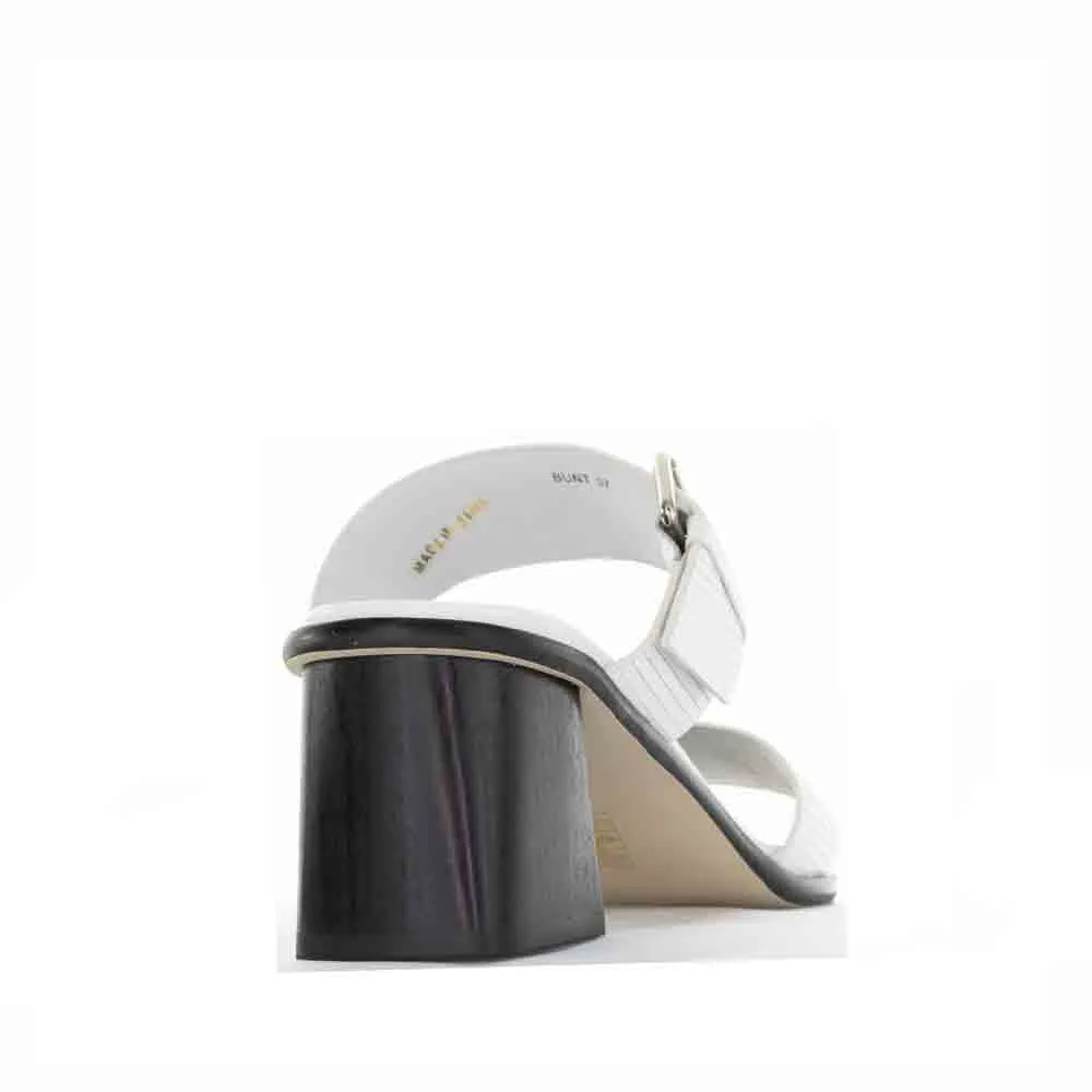 TAMARA LONDON BUNT WHITE High Heel Sandals for Weddings Customizable