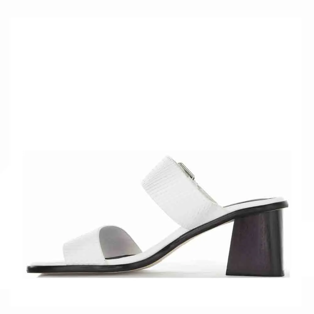 TAMARA LONDON BUNT WHITE Chic Party Heels Summer Heels for Women