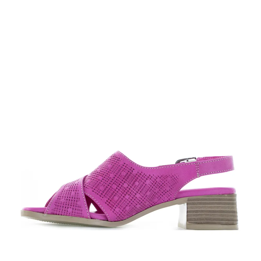 LE SANSA LITA FUCHSIA Breathable Cushioned heel
