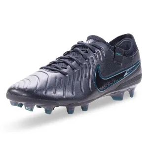 Nike Legend 10 Elite FG Soccer Cleats (Black/Deep Jungle) Elite Level Comfort Fit