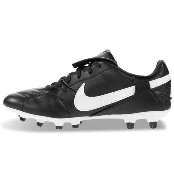 Comfort Lining Nike Premier III Firm Ground Soccer Cleats (Black/White)