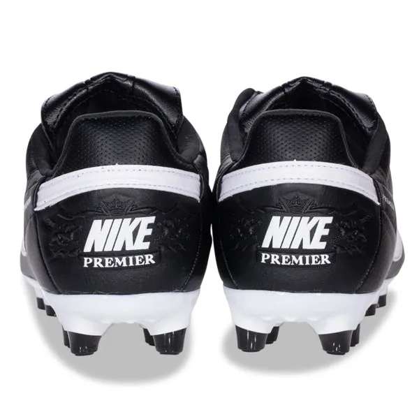 Ultra Breathable Nike Premier III Firm Ground Soccer Cleats (Black/White)