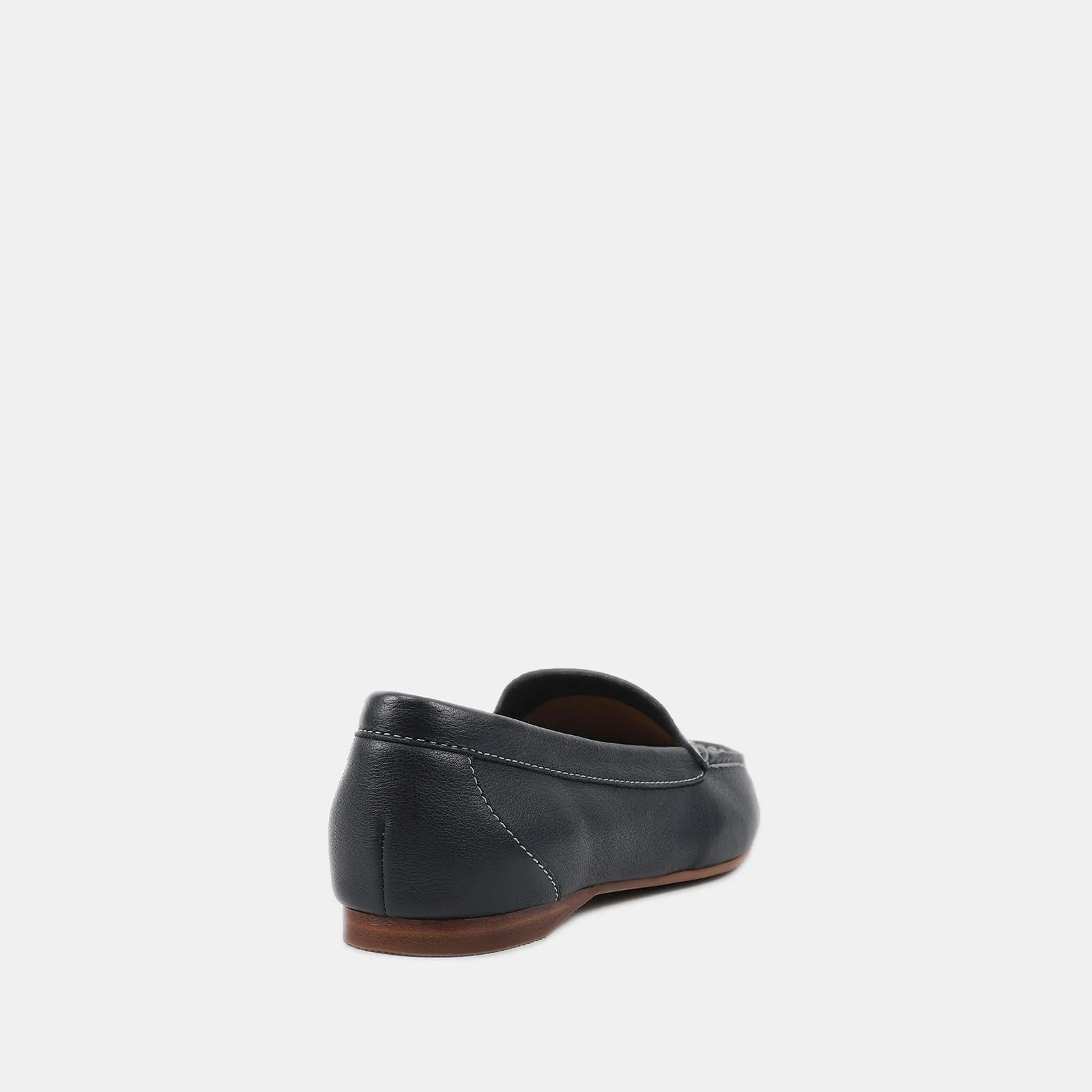 HUSH PUPPIES KAIROS MIDNIGHT Stylish Leather Slip-ons Comfortable All-day Shoes