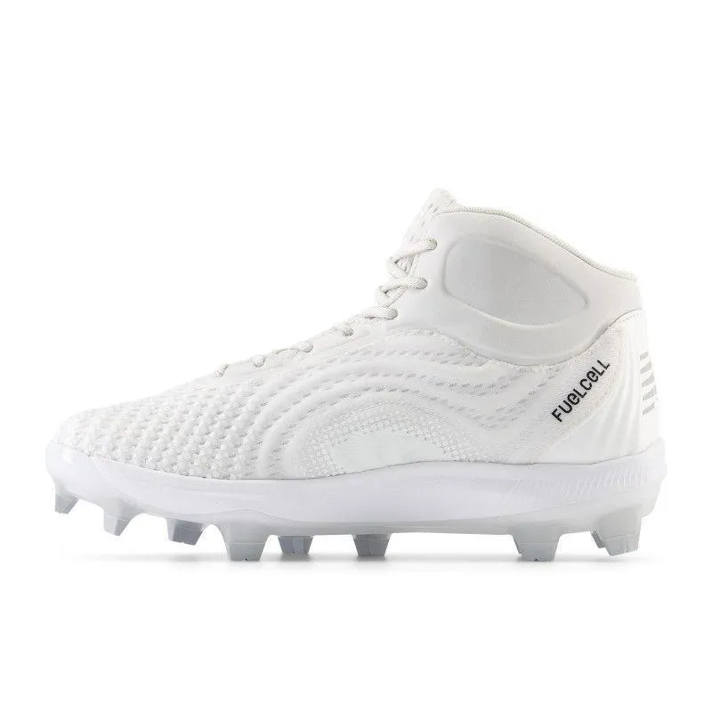 Distinctive chic Power Move New Balance Men's FuelCell 4040 V7 Mid-Molded Baseball Cleats - White / Raincloud - PM4040W7