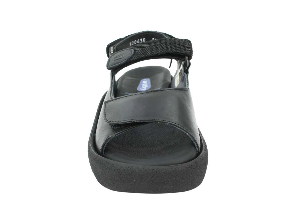 Purple Soft Walk Flow Wolky Sandals Jewel Black