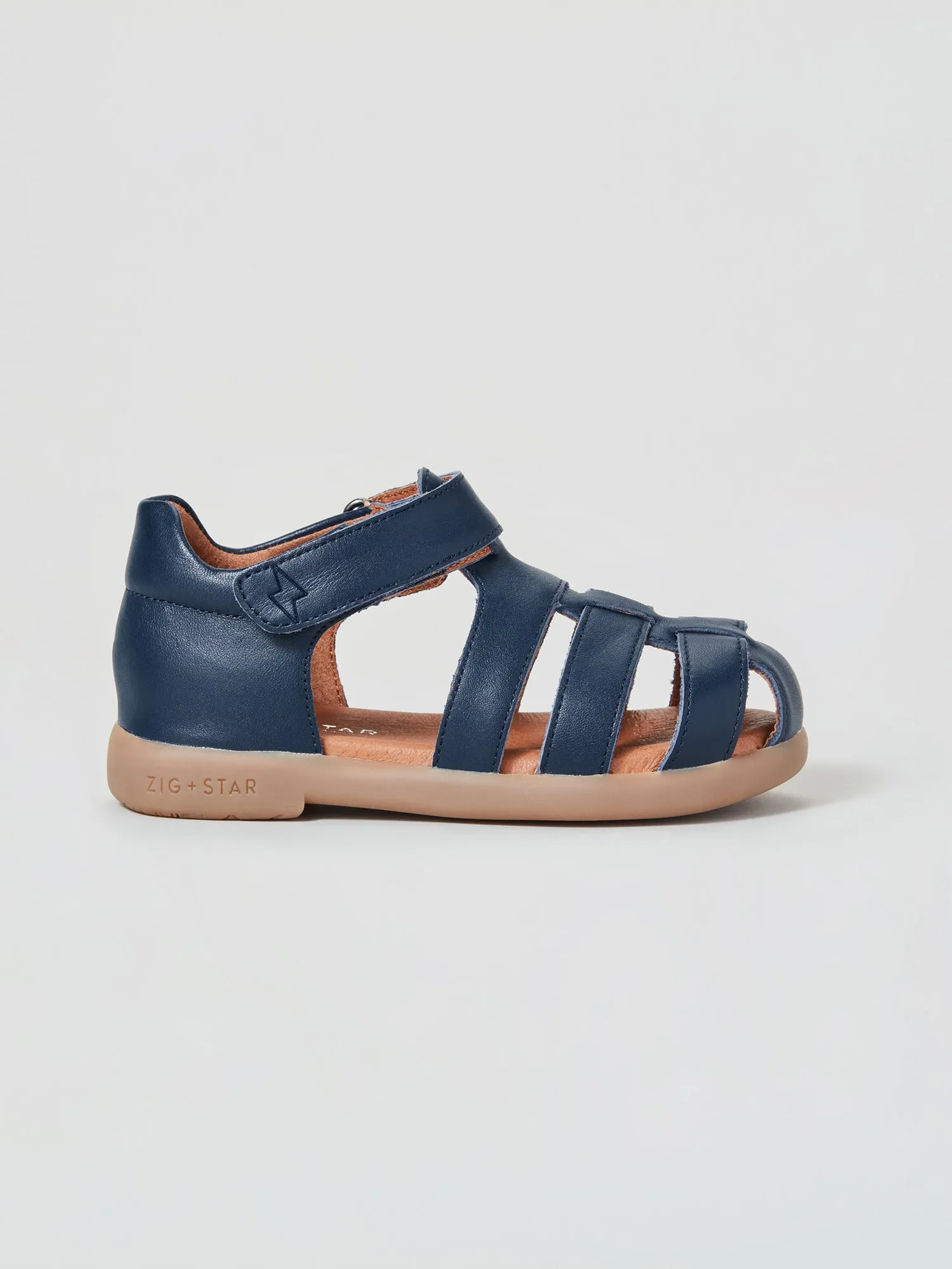 Comfort Zone Retro Vibe Cosmic Infant Closed-Toe Sandal Navy