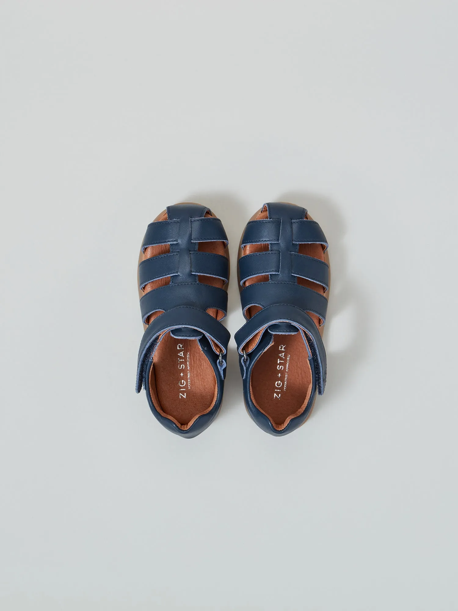 Cosmic Infant Closed-Toe Sandal Navy Swift Walk
