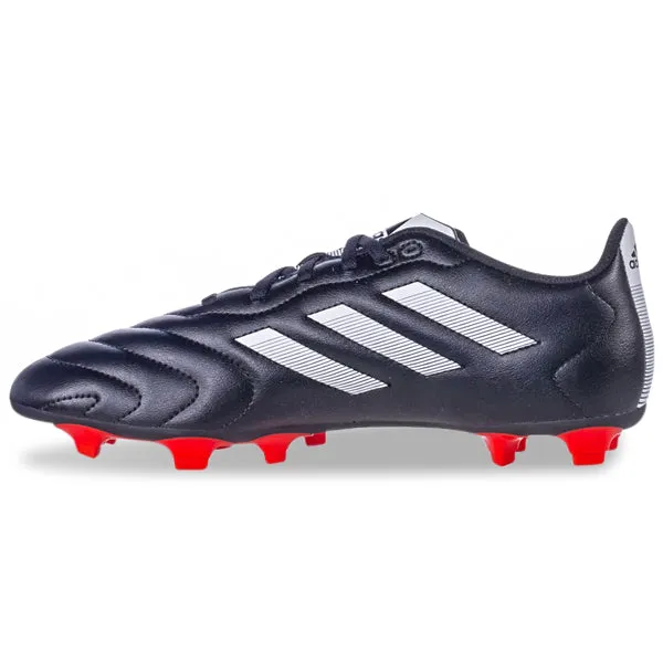 adidas Goletto VIII Firm Ground Soccer Cleats (Black/White/Red) Agility Gear