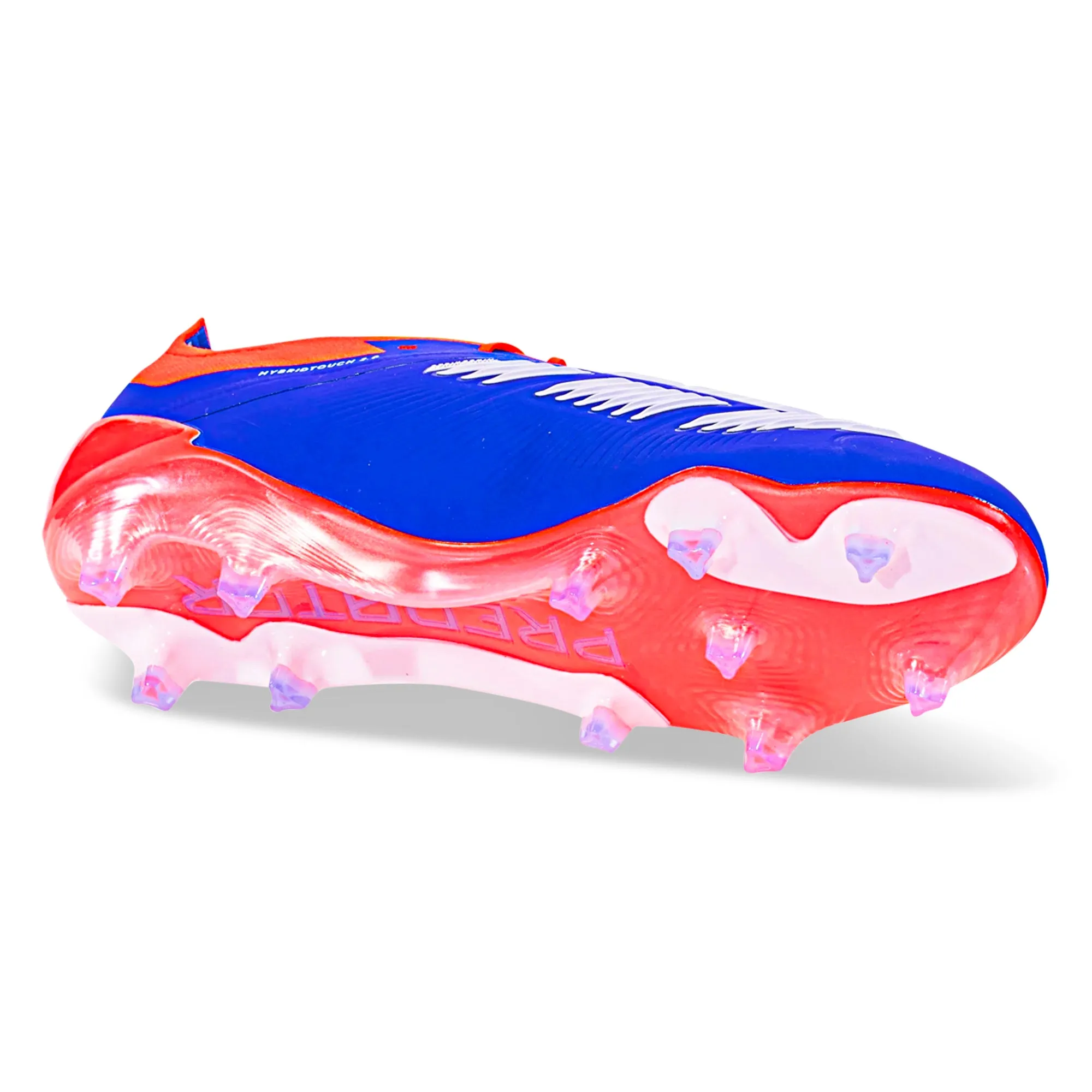 adidas Predator Elite FG Soccer Cleats (Lucid Blue/White/Solar Red) cold-weather Reinforced toe