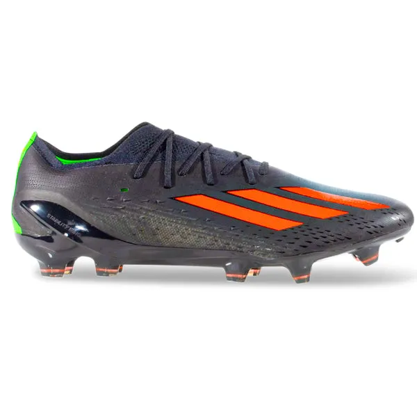 adidas X Speedportal.1 FG (Core Black/Solar Green/Solar Red) Flex grooves Fast Response