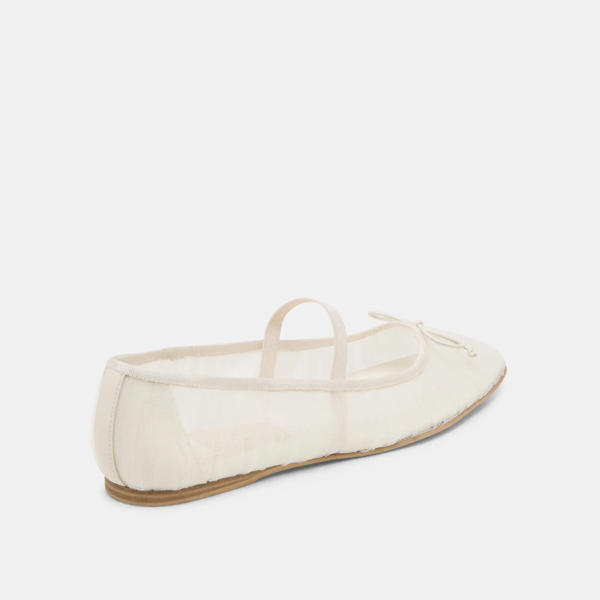 RAEVEN BALLET FLATS WHITE TULLE River Walk