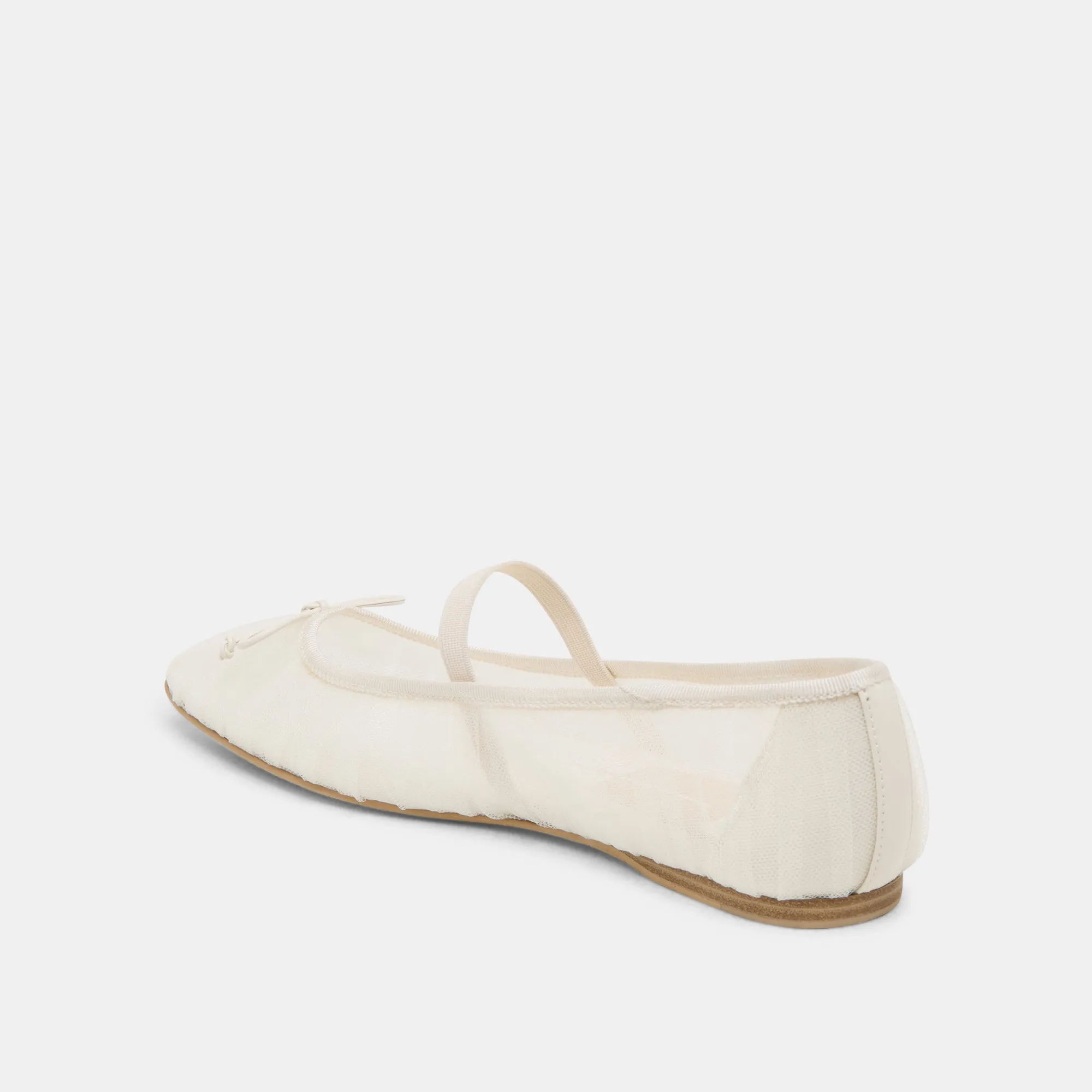 Music Mood City Fresh RAEVEN BALLET FLATS WHITE TULLE