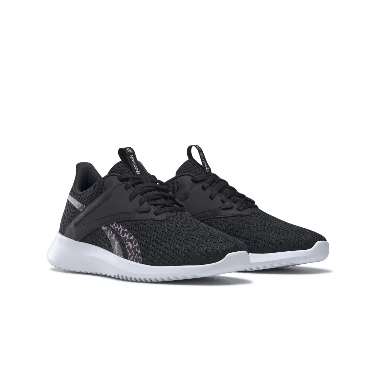fat burning REEBOK GY4052 FLUXLITE WMN'S (Medium) Black/Lilac/Quartz Mesh Running Shoes