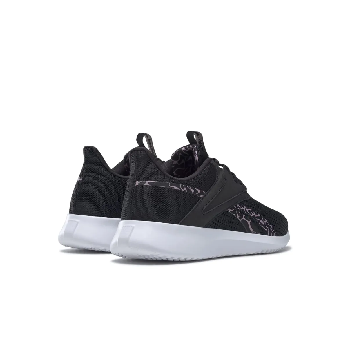 REEBOK GY4052 FLUXLITE WMN'S (Medium) Black/Lilac/Quartz Mesh Running Shoes suitable for training programs