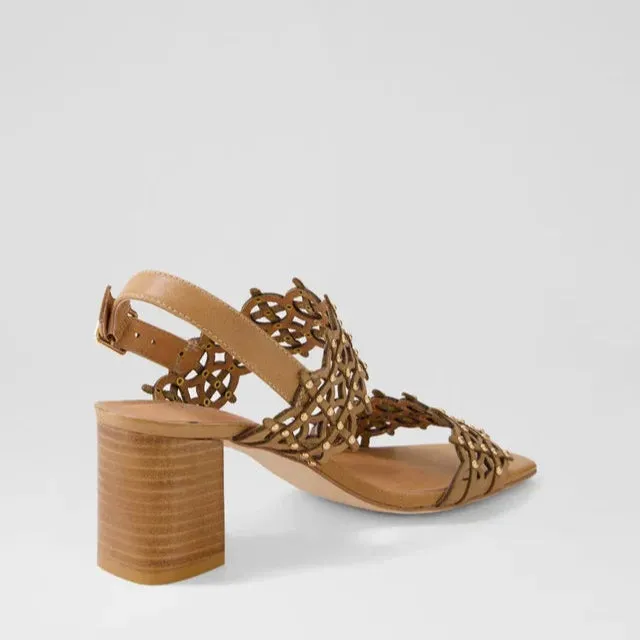 DJANGO & JULIETTE JULLY TAN lightweight fabric Traction pattern