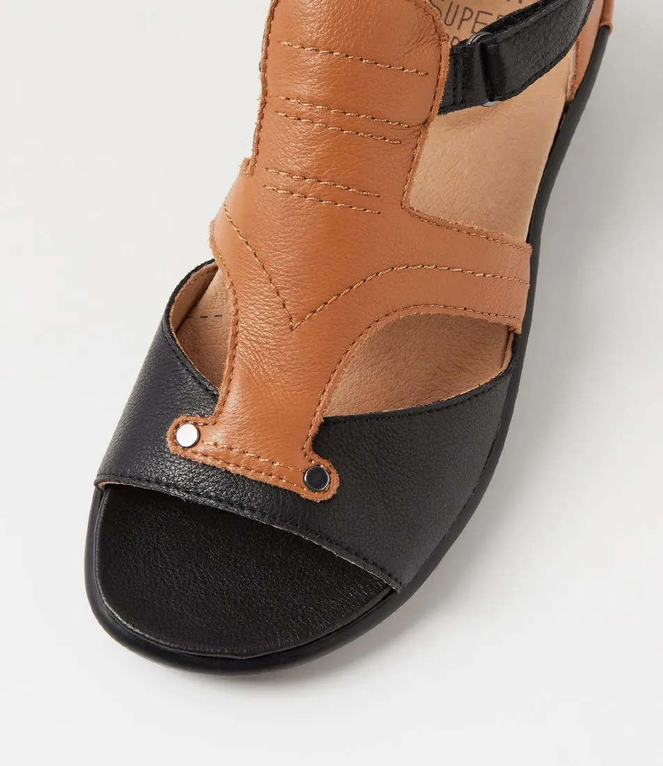 Minimal Cool ZIERA BACE BLACK DARK TAN