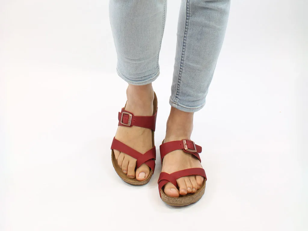 Haflinger Sandals Juno Country Red Light Design