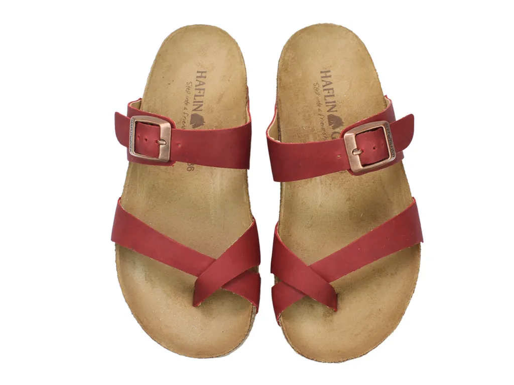 Haflinger Sandals Juno Country Red Multi Shade