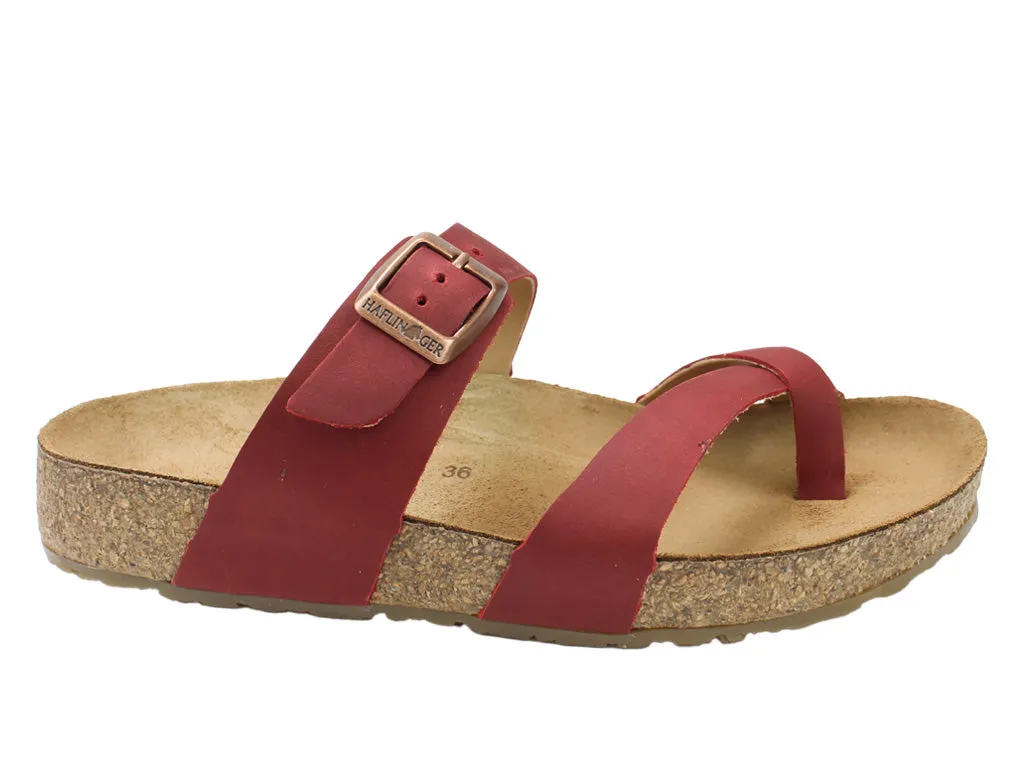 Haflinger Sandals Juno Country Red Wander Wear