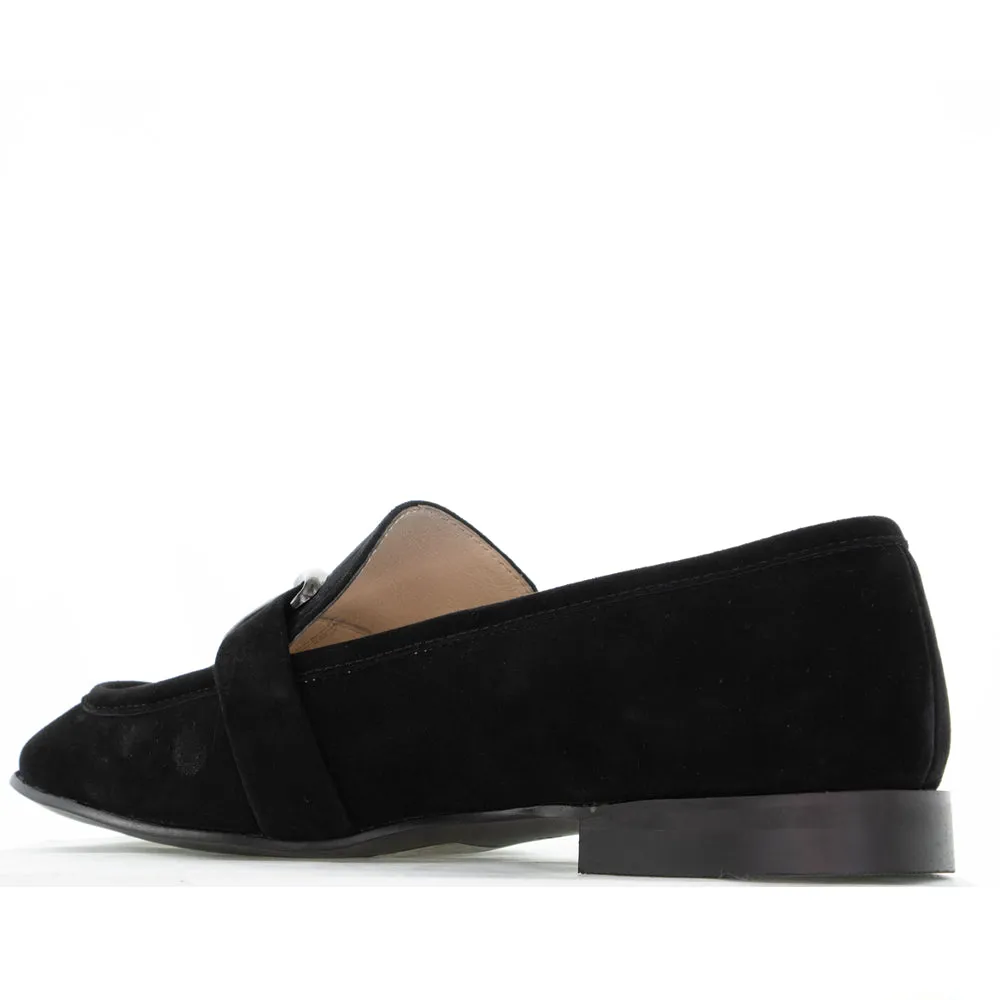 MILA RAINE MAJOR BLACK SUEDE Simple Care