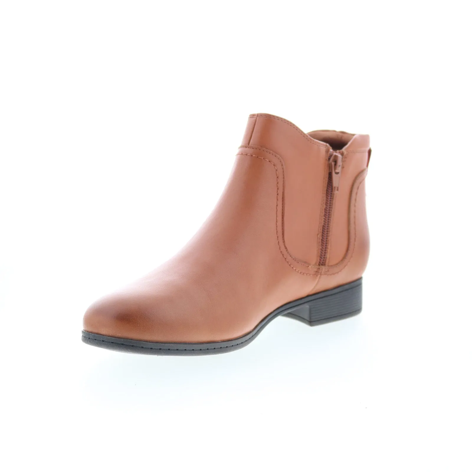 High-Performance Footwear Cobb Hill Crosbie Gore CI9262 Womens Brown Wide Ankle & Booties Boots