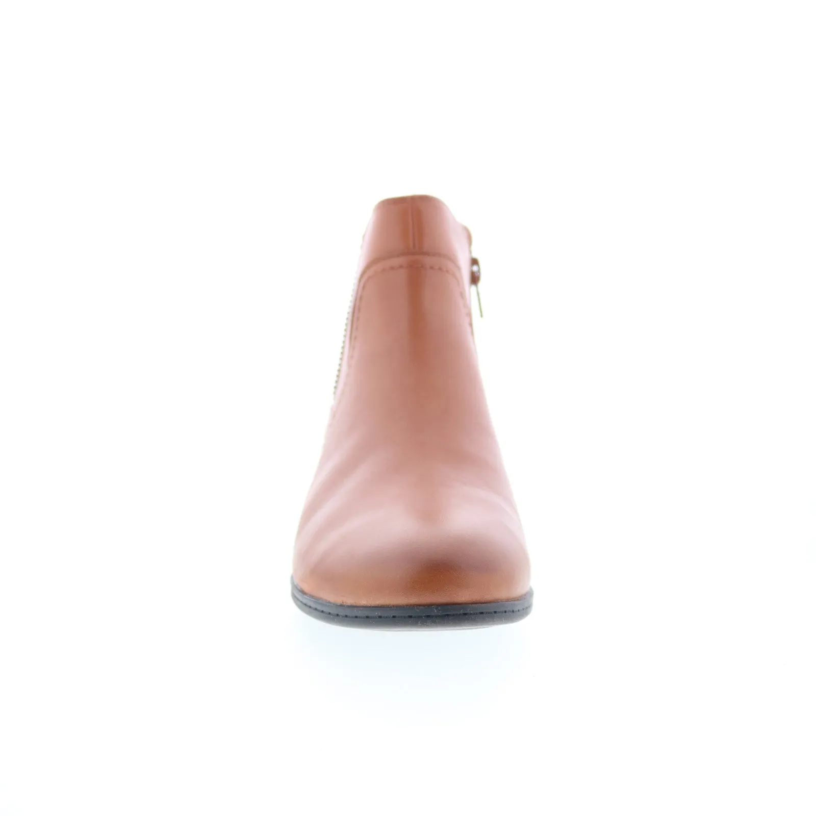 Cobb Hill Crosbie Gore CI9262 Womens Brown Wide Ankle & Booties Boots Good Arch Support Wind Barrier