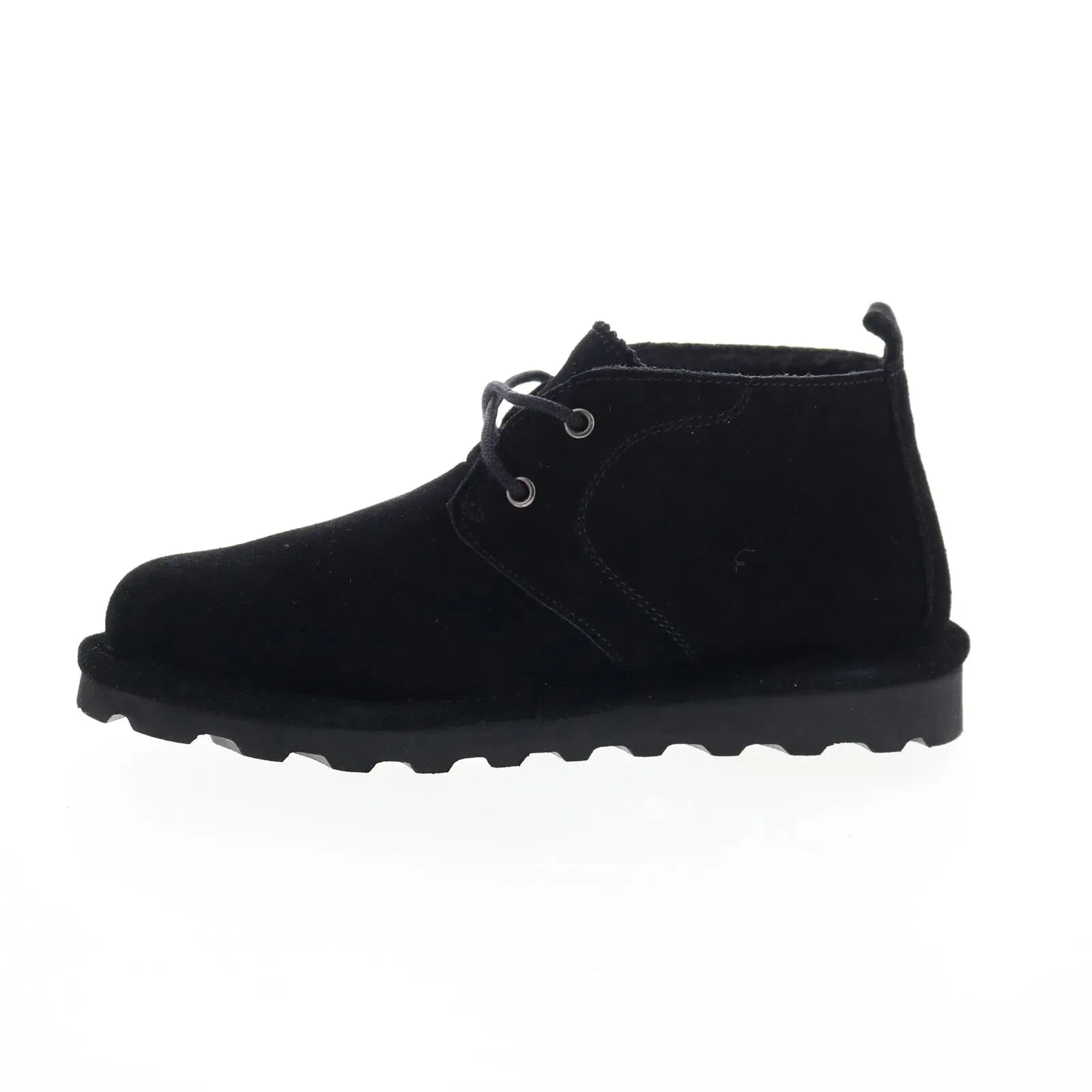 Hard Trail Bearpaw Skye 2578W-011 Womens Black Suede Lace Up Chukkas Boots