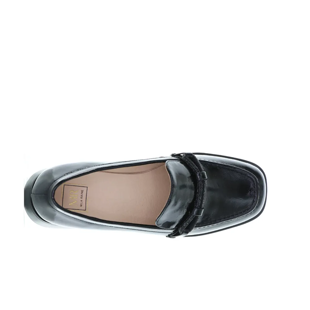 MILA RAINE VANESSA BLACK PATENT Fast Stride Path Ready