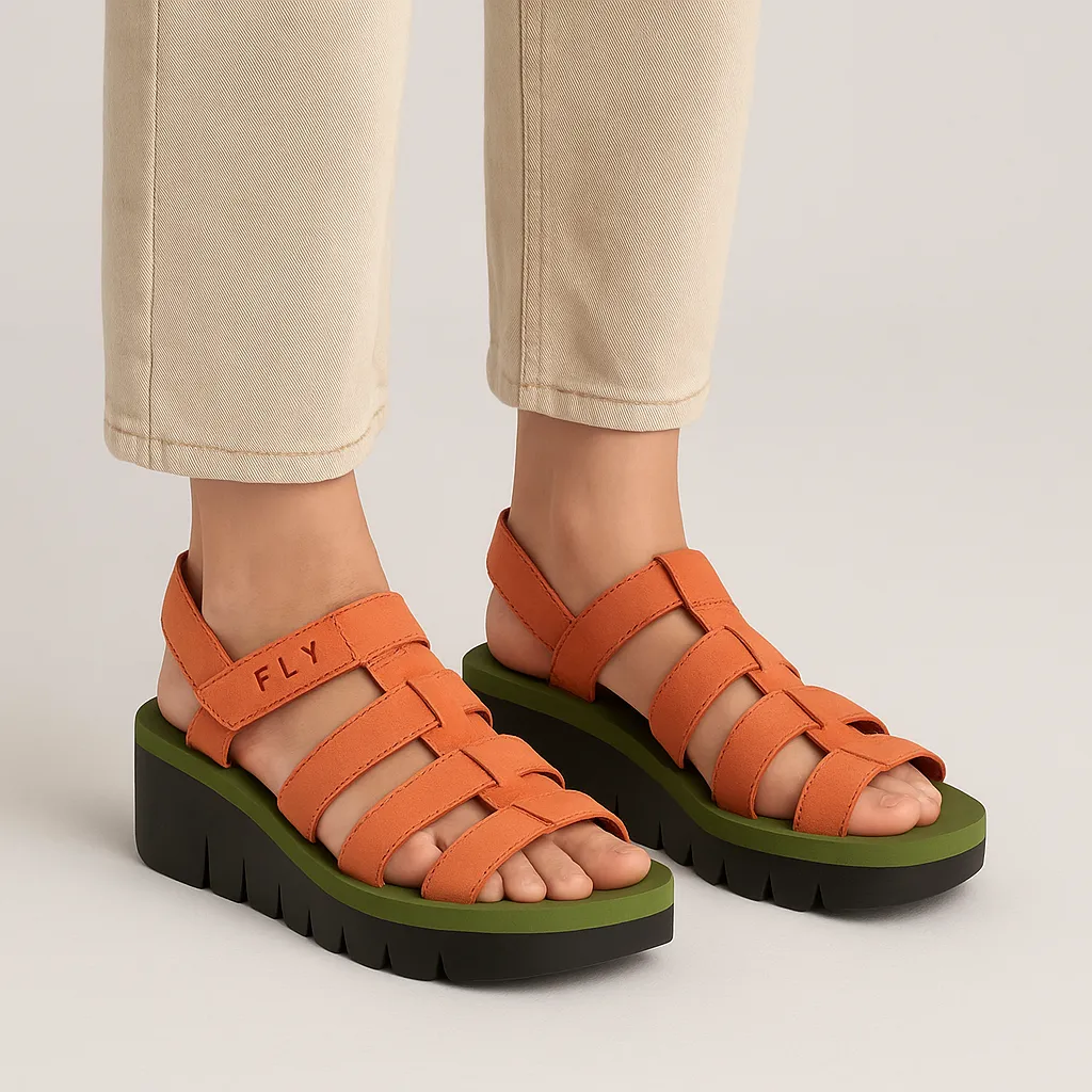 At-Home Style FLY LONDON YOJI TEA ROSE ARMY GREEN