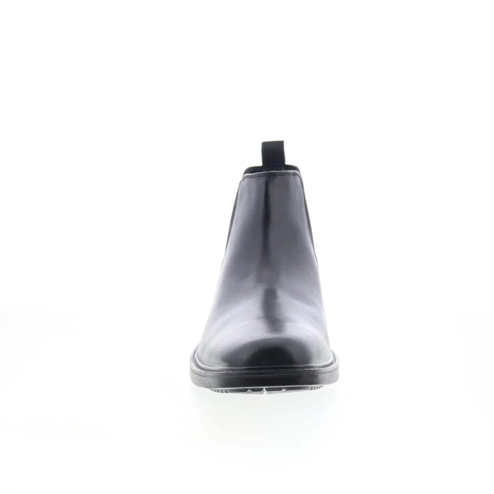 Seamless Feel Skechers Miller Boris 205072 Mens Black Leather Slip On Chelsea Boots