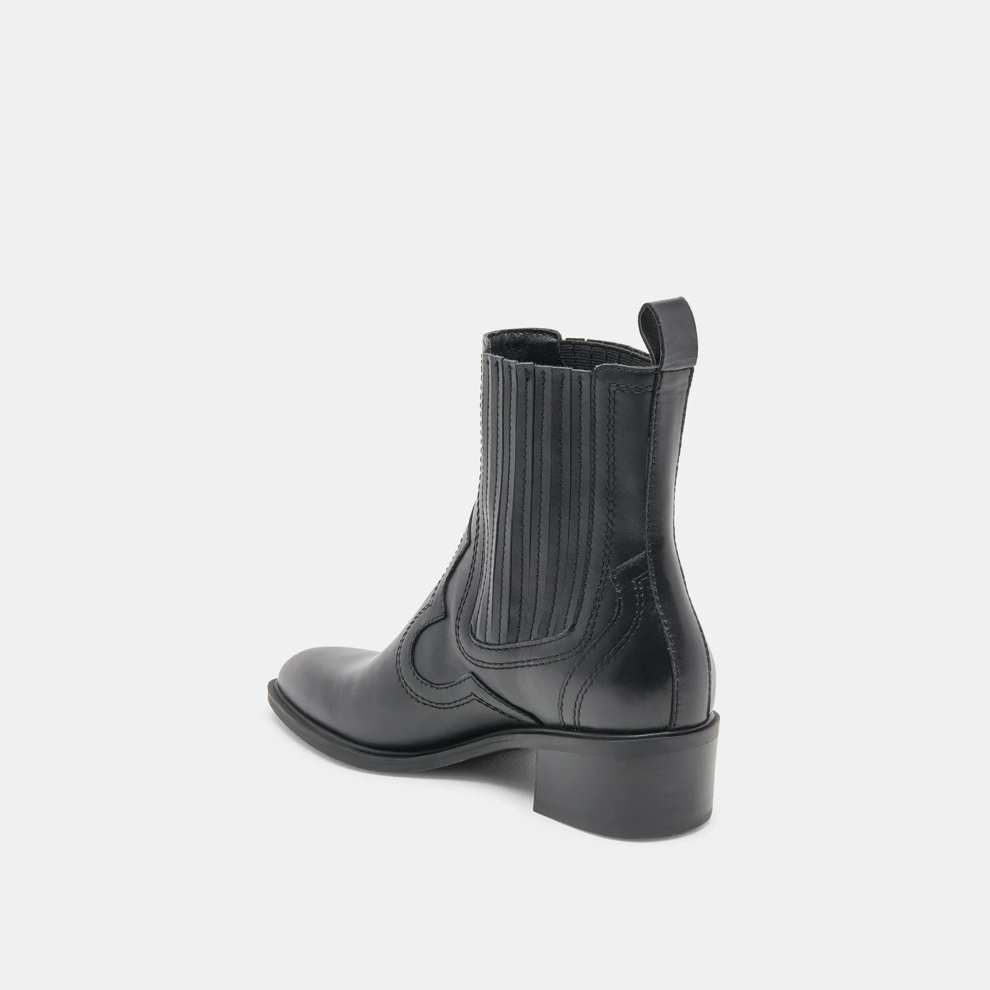 BRYLEE H2O WIDE BOOTIES BLACK LEATHER Everyday Pair Active Use