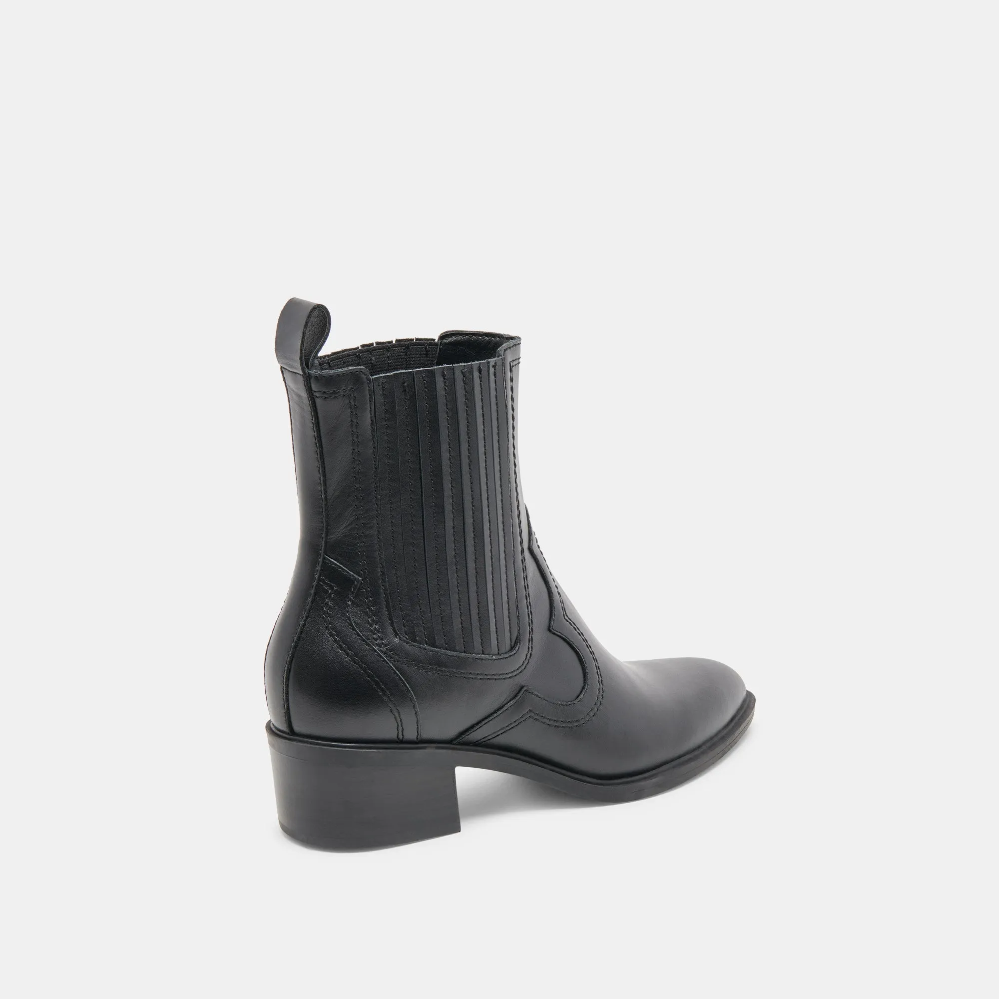 BRYLEE H2O WIDE BOOTIES BLACK LEATHER Soldier