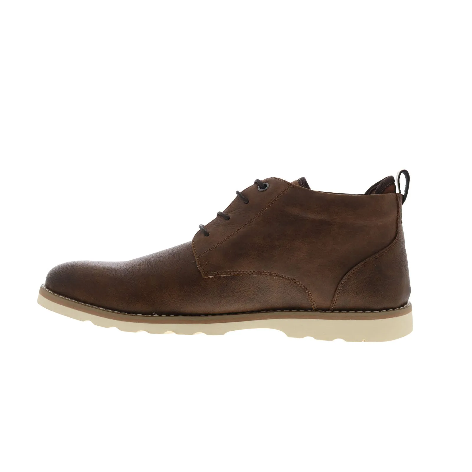Work Approved Steve Madden M-Brakon Mens Brown Leather Lace Up Chukkas Boots