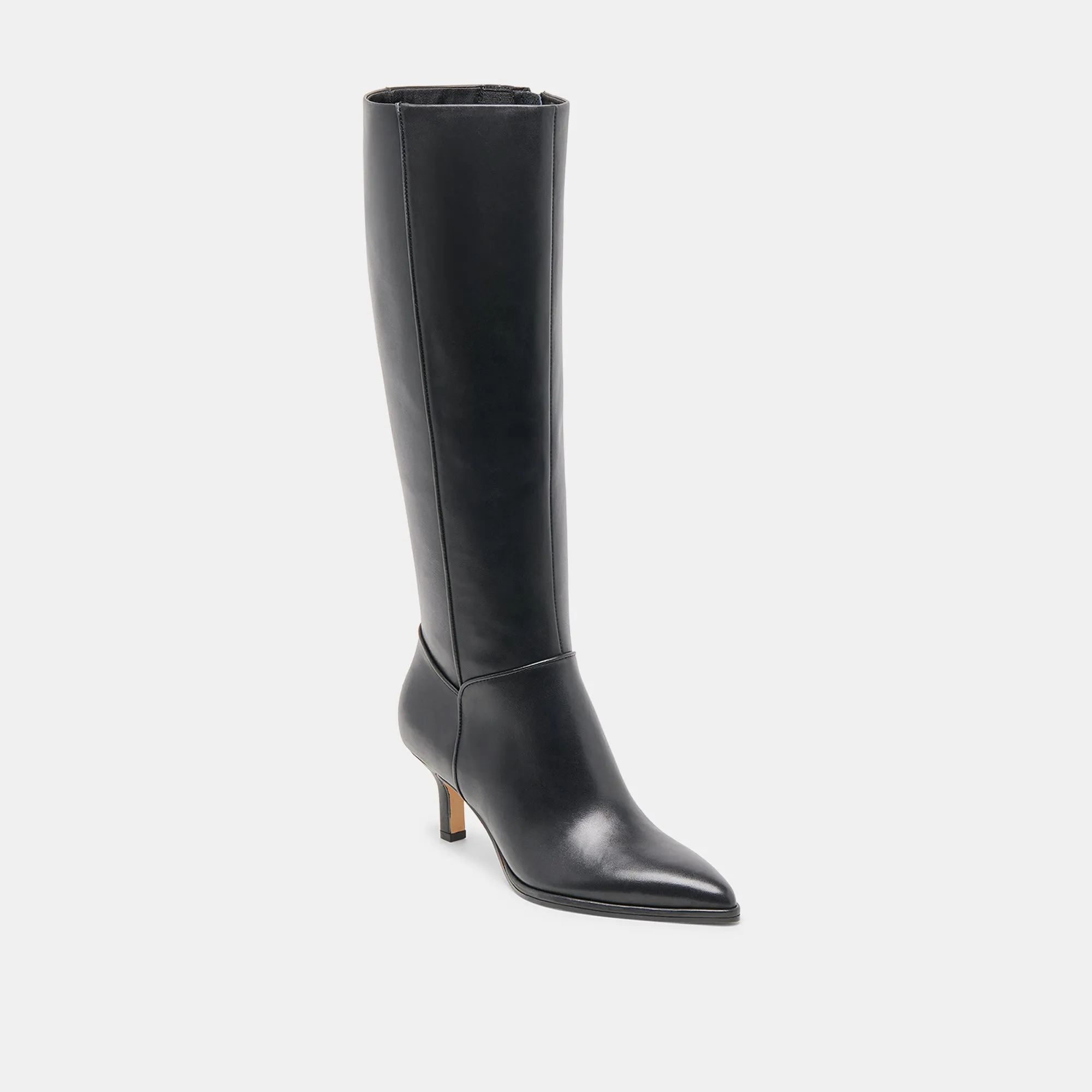 Distressed finish anti static ALDY BOOTS BLACK LEATHER