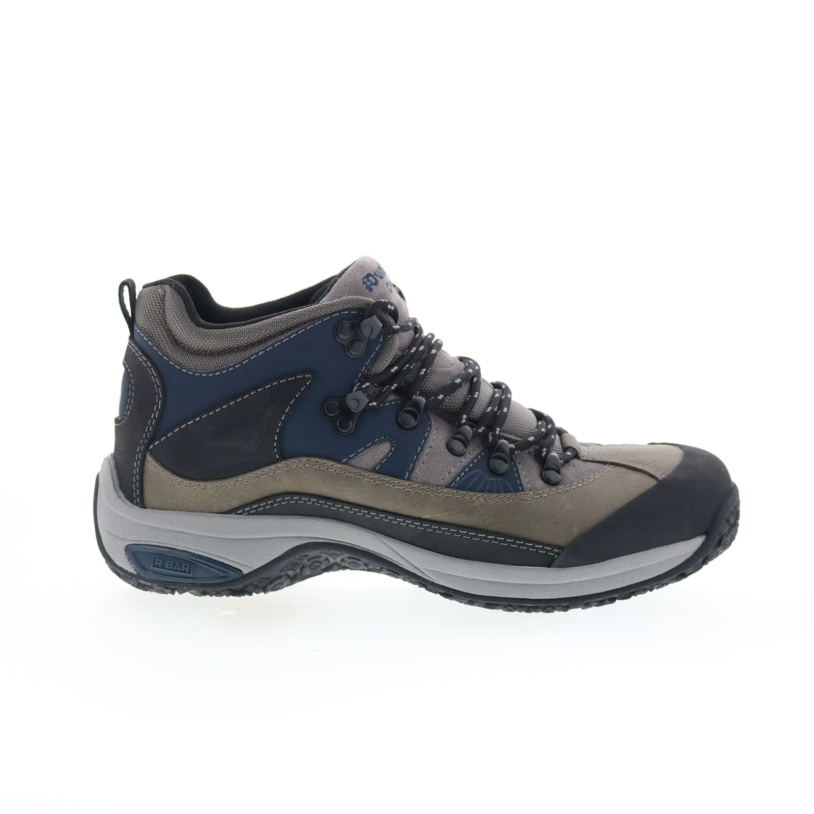 Dunham Cloud Waterproof DHCLOUD Mens Gray Extra Wide Hiking Boots Durable Fit