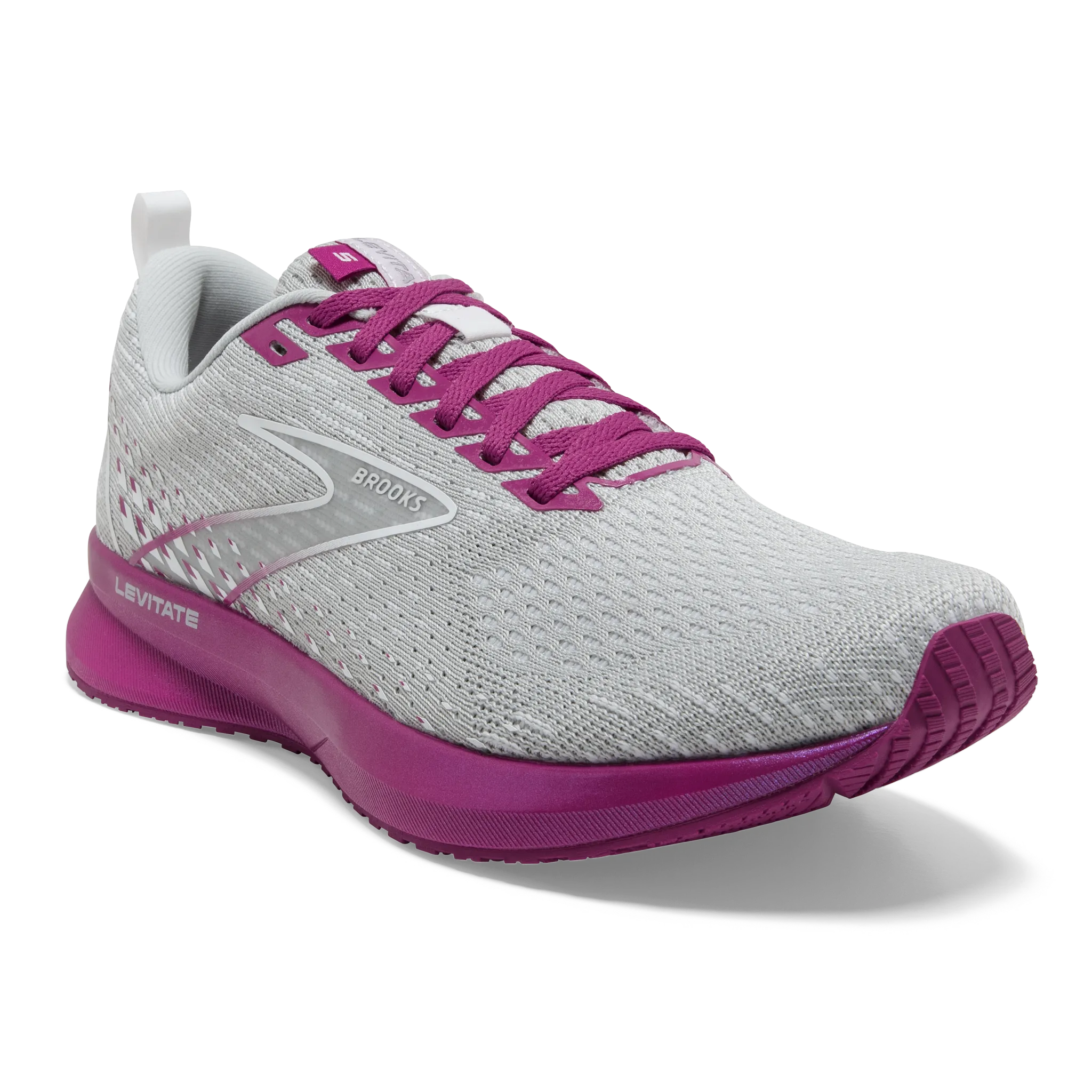 Women's Levitate 5 heel - strike shoe response