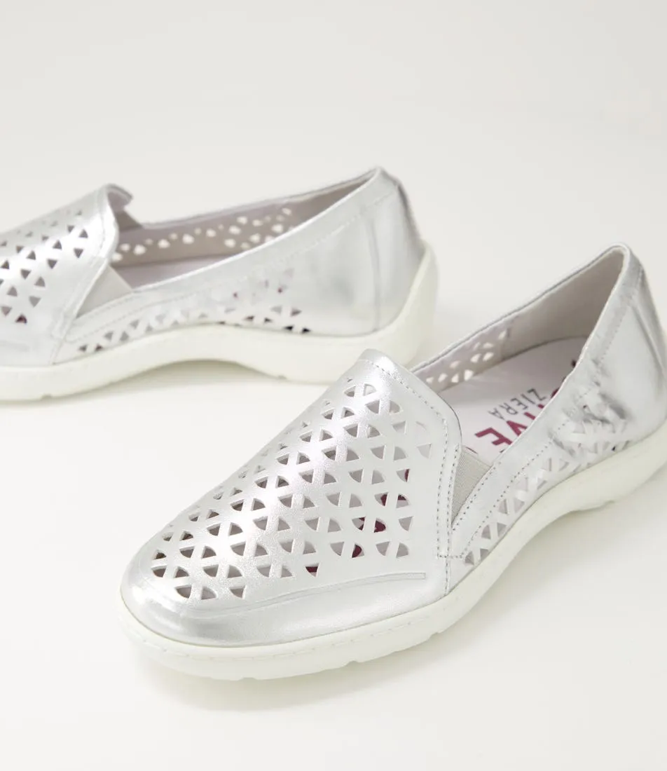 ZIERA WAVADA SILVER WHITE Comfort Tongue material