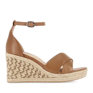 BAKER - TAN LEATHER slip - on style label